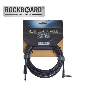 RockBoard 기타케이블 Flat Lead Cable - Black (6m / SA)뮤직메카